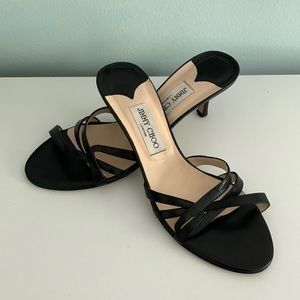 Jimmy CHOO black leather sandal